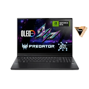 Acer – Predator Helios Neo 16S AI Gaming Laptop – 16″ OLED 240Hz – Intel Core Ultra 9 – NVIDIA GeForce RTX 5070Ti – 32GB – 1TB – Obsidian Black