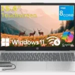 HP 15.6" Touchscreen Laptop Computer (2026 Edition), Lifetime Office 365, Intel i3-N305 (up to 3.8 GHz), Copilot AI, Windows 11 Home for School, Moonlight Blue, Type-C Hub, (16GB RAM, 512GB SSD)