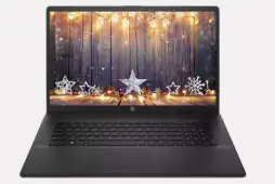 HP 17.3" Business Laptop Computer, 16GB RAM 512GB SSD, 10-Core Intel Core i5 Processor, Intel Xe Graphics, Copilot AI, Windows 11, Numeric Keypad, PLUSERA Earphones & 8-in-1 Hub Included, Jet Black