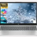 HP Laptop, 15.6" FHD Touchscreen Business Laptop Computer, 10-core Intel Core i5 Processor, Windows 11 Laptop 12GB RAM 512GB Storage (256B SSD+256GB Docking Set), PLUSERA Earphones, Natural Silver