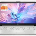 HP Portable Laptop, Student and Business, 14" HD Display, Intel Quad-Core N4120, 16GB DDR4 RAM, 64GB eMMC, 1 Year Office 365, Webcam, RJ-45, HDMI, Wi-Fi, Windows 11 Home, Silver