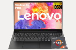 Lenovo 2026 New V15 Laptop for Student & Business, Powerful AMD Ryzen 3 7320U (Beat i7-1065G7), 15.6 inch FHD, 16GB RAM, 256GB SSD, Ethernet Port RJ-45, Windows 11 Pro, Long Battery Life, No Mouse