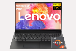 Lenovo 2026 New V15 Laptop for Student & Business, Powerful AMD Ryzen 3 7320U (Beat i7-1065G7), 15.6 inch FHD, 16GB RAM, 256GB SSD, Ethernet Port RJ-45, Windows 11 Pro, Long Battery Life, No Mouse