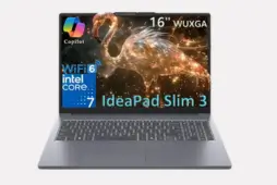 Lenovo Laptop Computer ideaPad Slim 3 for Student Home Study with Lifetime Office 365, Intel 10-Core i7-13620H, (16GB DDR5 RAM, 512GB PCIe SSD), 16" FHD+, Numeric Keypad, Ash Gray, Windows 11 Home