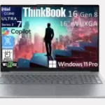 Lenovo ThinkBook 16 Gen 8 Business AI PC Laptop Computer, 16" FHD+, Intel 16-Core Ultra 7 255H (Beat i7-13900H), 32GB DDR5 RAM, 1TB PCIe SSD, WiFi 6E, Bluetooth 5.3, Fingerprint Reader, Windows 11 Pro