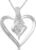Amazon Essentials Diamond 3 Stone (1/4 cttw)18″ Pendant Necklace (previously Amazon Collection)